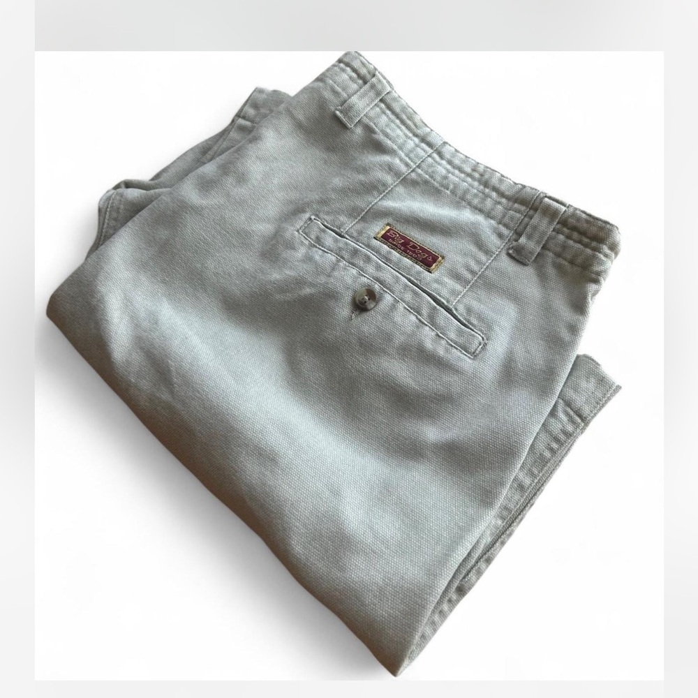 Big Dogs | Vintage 90s Chino Khaki Canvas 100% Cotton Shorts Men's Size 1X*